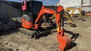   Mini-excavatrice u20 de 2 tonnes avec godet de terrassement d'une capacité de 0,12 m³, type chenillé, équipement d'occasion - Product Image 5