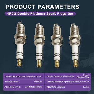 Bugi kép Platinum 06H905611, sản xuất OEM, dành cho xe VW Golf Passat Tiguan Audi A3 A4 A5 Q5 động cơ EA888 1.8T 2.0T - Product Image 2