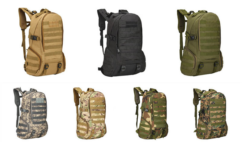 Green Tactical Backpack Outdoor Traveling Camo Nylon Waterproof