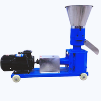 Nouvelle machine à granulés d'aliments pour animaux, construction en acier allié, moteur à noyau en cuivre pur, haute efficacité, capacité de 80-120 kg/h, personnalisable