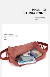 Vật liệu chất lượng cao công suất lớn của phụ nữ Messenger Túi phổ biến thời trang duy nhất Vai Crossbody thiết kế - Product Image 2