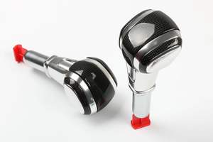 Pommeau de levier de vitesse Handball Handball Décoration intérieure en <span class=keywords><strong>fibre</strong></span> de carbone Accessoires de voiture pour Porsche Cayenne 2011 à 2017 - Product Image 5