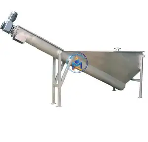 Grit Screw Machine Grit Classifier Solid Liquid Separation Equipment for Wastewater Treatment Plant