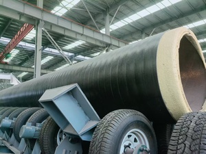 Nhà máy trực tiếp đúc sẵn trực tiếp chôn cách nhiệt API tuân thủ Polyurethane phun polyethylene vết thương ống thép trong kho - Product Image 2