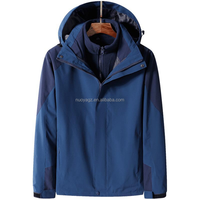 99909 Hiver, Sweat à capuche en jersey monocouche color-block, avec fermetures éclair YKK amovibles sur le haut et le bas, extérieur en PPU imperméable, Service OEM