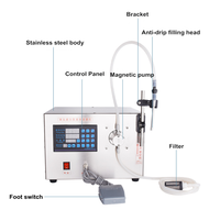 Machine de remplissage de bouteilles de liquide à petite pompe magnétique à commande numérique électrique pour machine de remplissage de jus/cire de bougie