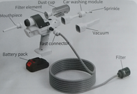 Machine à laver de voiture à main équipement de nettoyage de moto pistolet de lavage de voiture haute pression sans fil multifonctionnel lave-voiture