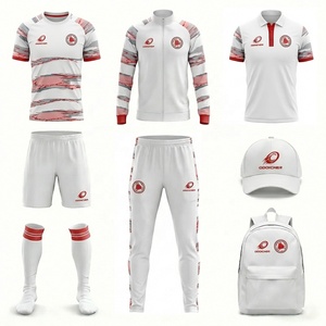 Футбольная форма с полной индивидуальной настройкой: дышащие комплекты для команд с эмблемой, нашивками и номерами, сублимационная печать, оптовая продажа по всему миру - Product Image 1