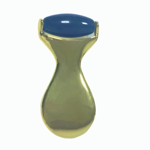 ลูกกลิ้งนวดหน้าและรอบดวงตา ทำจากโลหะผสมสังกะสีและหินออบซิเดียนธรรมชาติ สำหรับการดูแลผิวหน้าและรอบดวงตาในทุกวัน - Product Image 2
