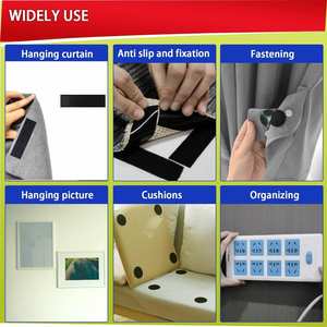 شريط لاصق ذو خطاف وحلقة مزدوج الجانب، أشرطة خطاف وحلقة لاصقة، نقاط خطاف وحلقة دائرية - Product Image 4