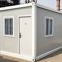 Bureau de chantier préfabriqué modulaire et portable, avec conception personnalisée de l'aménagement des portes et des fenêtres