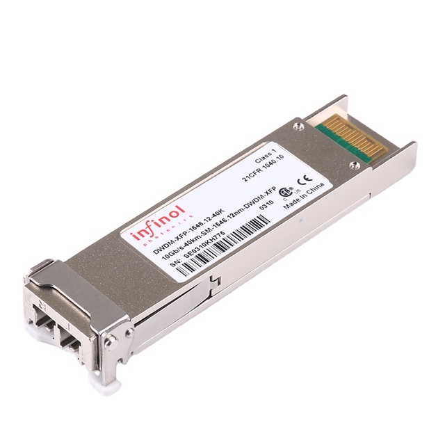 High Quality 40KM DWDM 10G XFP Fiber Optic Transceivers Optic Equipment 10G XFP 40km Fiber Optic Module Ethernet Networking