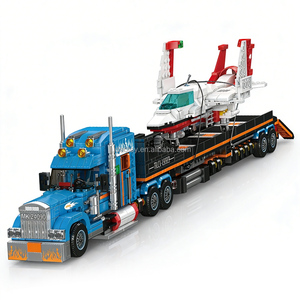 MOULD KING 24090 Camión de Transporte de Aviones, Bloques de Construcción, Set de Construcción MOC, Ladrillos de Ensamblaje, Juguetes de Regalo para Adultos y Niños - Product Image 1