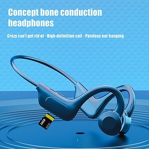Custom Ipx7 Sport Run Swim Blue Tooth Bone Conducción con micrófono Intercom Speaker Auriculares inalámbricos - Product Image 2