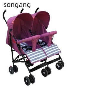 中国工厂生产的高品质廉价轻型双人婴儿推车，带EN1888
