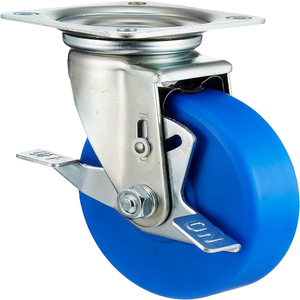 44 Series Heavy Duty Top Tấm Xoay Phanh Màu Grey Tpr Caster Đôi Bóng Raceway Cấu Trúc <span class=keywords><strong>Container</strong></span> Các Bộ Phận Phụ Kiện - Product Image 6
