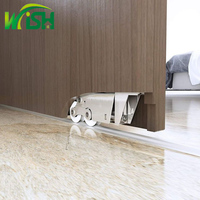 Wish Magic Adjustment Fermeture en douceur Porte de grange coulissante en bois affleurante Porte fantôme intérieure pour la maison