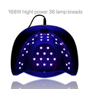 מייבש ציפורניים אינטליגנטי 168w חזק <span class=keywords><strong>uv</strong></span>/<span class=keywords><strong>led</strong></span> משולב, חיישן תנועה אינפרא אדום, מרחב ריפוי & oem עבור ספקי יופי - Product Image 5