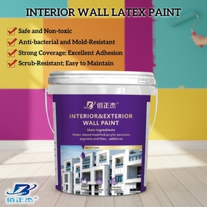 Pintura de Emulsión Polimérica Acrílica para Paredes Interiores, de Secado Rápido, Resistente al Moho y con Retención del Color, Precio de Fábrica - Product Image 1