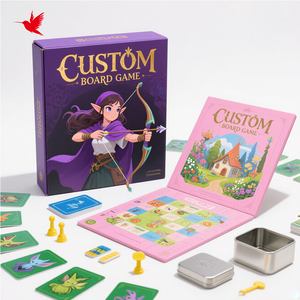 Impression OEM d'usine papier personnalisé ensemble de jeu de société éducatif <span class=keywords><strong>interactif</strong></span> parent-enfant pour enfants - Product Image 1