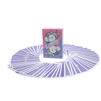 Papier recyclable écologique imprimé sur mesure pour cartes à jouer avec marquage UV, couleurs CMYK/Pantone, usage familial, double boîte pour