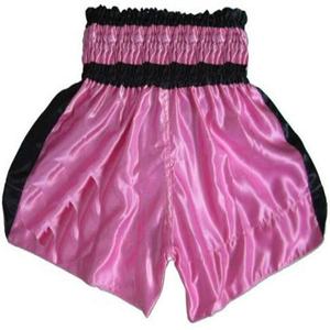 กางเกงมวยไทยผ้าซาตินสำหรับผู้ชาย แบรนด์โลโก้ - Product Image 2