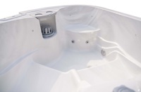 Promotion en stock : Spa triangulaire d'extérieur pour 2 personnes en acrylique, bain à remous d'angle avec système Balboa JW-2222