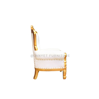 Chaises de trône pour enfants, style royal, dossier haut, pour fête d'anniversaire, vente en gros