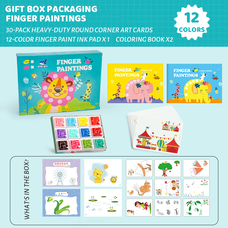 Gift box packaging 12 colors
