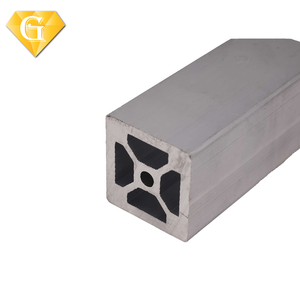 Tubulação de alumínio quadrada personalizada com cantos reforçados para estrutura de montagem do painel <span class=keywords><strong>solar</strong></span> - Product Image 3