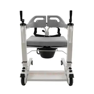 Fournitures de soins à domicile Medical Body Up Evolution Heavy Duty Hanabled Patient Transfer Lift Chaise de toilette avec commode