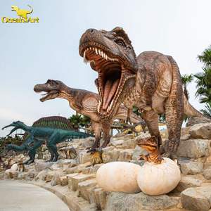 Scultura di Dinosauro a Grandezza Naturale per Parco a Tema, Modello Animatronico di Dinosauro - Product Image 1