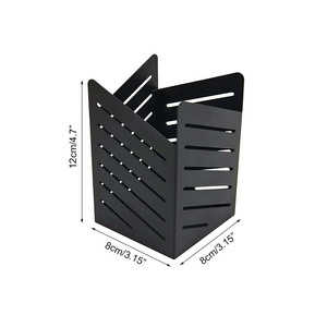 Porte-stylos rond en métal au design moderne et épuré, personnalisable (OEM/ODM disponible), vente chaude, organisateur de bureau - Product Image 6