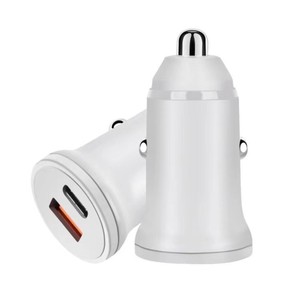 Envío rápido de la gota Tipo-c Qc3.0 Carga rápida Pd Flash Mini 20W Cargador de teléfono móvil para automóvil uno a dos - Product Image 2