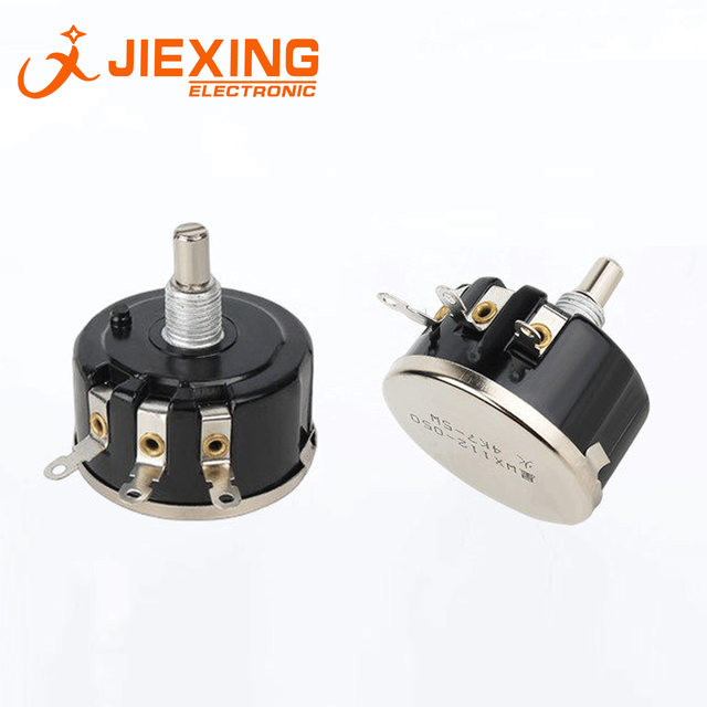 WX112 WX050 5W Single Turn Wirewound Potentiometer 22R 47R 100R 1K 1K5 2K2 3K3 4K7 10K 22K 47K Adjustable WX112-050