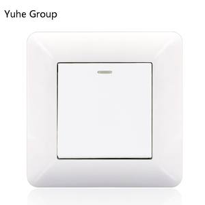 Interruptor de pared cuadrado estándar ignífugo de 1 a 1 vía, panel de interruptor bidireccional de un solo enlace - Product Image 1