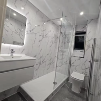 Panneau de plafond WPC panneaux muraux en placage de bois revêtement en pvc panneau mural plat pour plafond et mur
