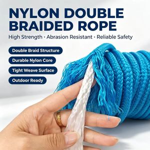 <span class=keywords><strong>Corde</strong></span> statique en nylon polyester double tressée de 3/8 po x 120 pi pour arboriculture, escalade d'arbres, tirage d'arbres, rigging, navigation et marine - Product Image 4
