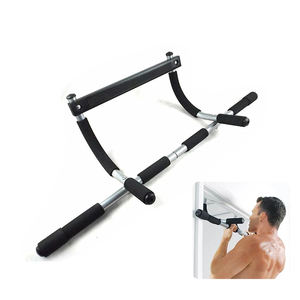 Barre d'entraînement pour le haut du corps en acier inoxydable pour les exercices de traction - Équipement de gym portable avec une capacité de 20 kg - Product Image 2