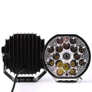 Véhicules lourds rond LED lampe de travail 8 ''100 w DRL tout-terrain haute puissance stroboscopique <span class=keywords><strong>ATV</strong></span> UTV Super lumineux LED feux de travail pour Jeep - Product Image 3