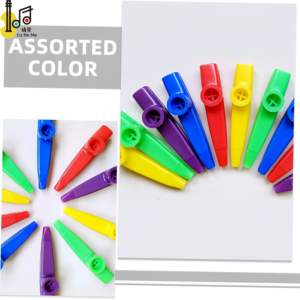 Kazoo Personalizado con Logotipo, Diafragma de Plástico Amarillo para Kazoo, para la Educación Musical, para Actividades al Aire Libre con Amigos, Duradero, en Oferta - Product Image 6