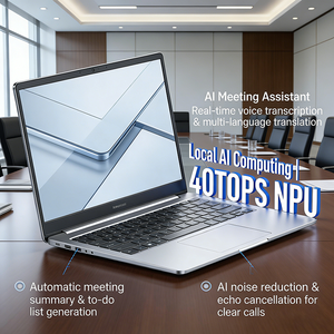 Ordinateur portable AI 14 / 15,6 pouces Intel Ultra 7 2.8K OLED, longue autonomie, compatible Copilot+, idéal pour les professionnels et les administrations - Product Image 2