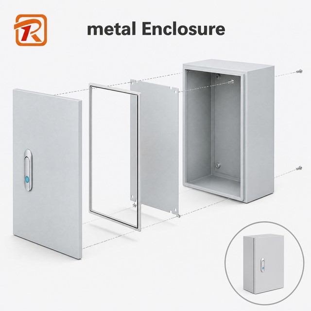 Manufacturer Customized Electronic Universal Electric Equipment Enclosure Box Enclosure Outdoor Metal Box