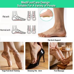 Plantillas de Soporte para el Arco <span class=keywords><strong>del</strong></span> <span class=keywords><strong>Pie</strong></span>, Almohadillas para Pies Planos, Alivio para la Fascitis Plantar, Plantillas de Esponja de Soporte para Aliviar el Dolor de Pies - Product Image 5