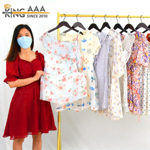 Robe Courte Décontractée pour Femmes <span class=keywords><strong>KINGA</strong></span>, Vêtements d'Occasion de Qualité Supérieure, Balles de Vêtements Usagés pour l'Été, Exportation de Chine/Guanduan - Product Image 2