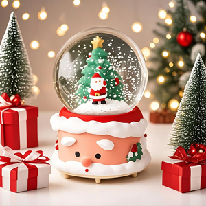 Globo de Nieve Personalizado de Resina con Santa Claus, Adorno Navideño, Regalo Festivo - Product Image 4