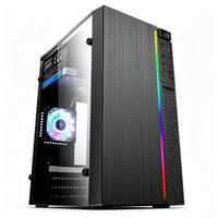 Boîtier PC Micro ATX en maille de haute qualité avec façade en acier SPCC, compatible avec les alimentations ATX, idéal pour le gaming et le bureau, châssis personnalisé, accessoires informatiques