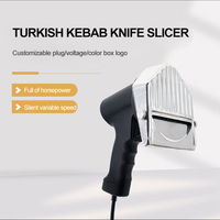 Couteau à Kebab Électrique Portable pour Restaurants de Kebab, Coupe-Viande pour Kebab, Machine à Trancher la Viande pour Kebab