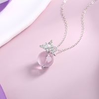 Collier Pendentif Papillons en Argent Sterling 925 avec Améthyste, Bijou Fin Tendance pour Femme, Style Féerique, Cadeau pour Fille, Vente en Gros, Rhodié