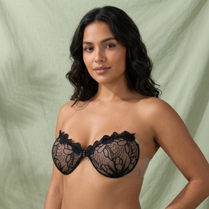 Accesorios Íntimos Talla Pequeña, Copa con Encaje Grueso Bordado, Parche para el Pecho para Vestido <span class=keywords><strong>de</strong></span> Novia, Diseño Antideslizante, Sexy - Product Image 1